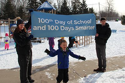 100th day of school recess celebration