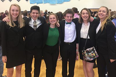 Students at state speech tournament